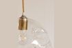 Miniature Large clear glass suspension Atom 3