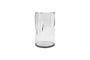 Miniature Large Clear glass vase Clipped