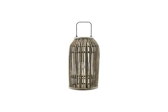 Large clear rattan lantern Ova Clipped