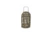 Miniature Large clear rattan lantern Ova 1