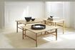 Miniature Large coffee table in Grow solid brown oak 4