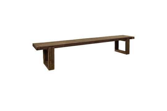 Large dark wood bench Andalucia Clipped