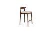 Miniature Large dark wood Mandela bar stool 5