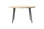 Miniature Large dining table in light wood Club Clipped