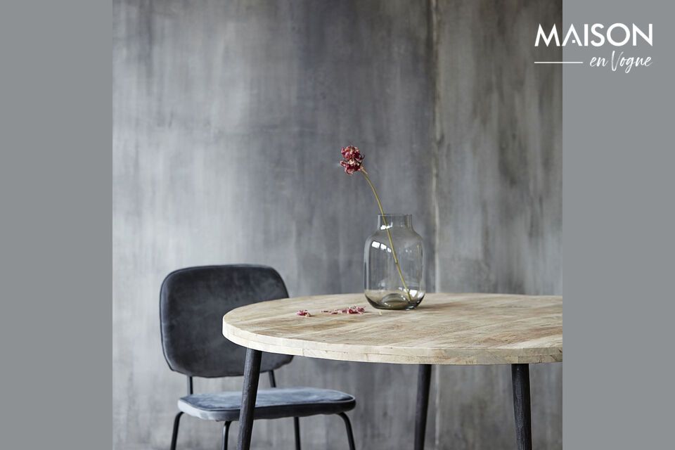 Create a warm and inviting space with the Club Dining Table in natural mango