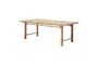 Miniature Large dining table in natural Sole bamboo Clipped