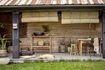 Miniature Large dining table in natural Sole bamboo 6