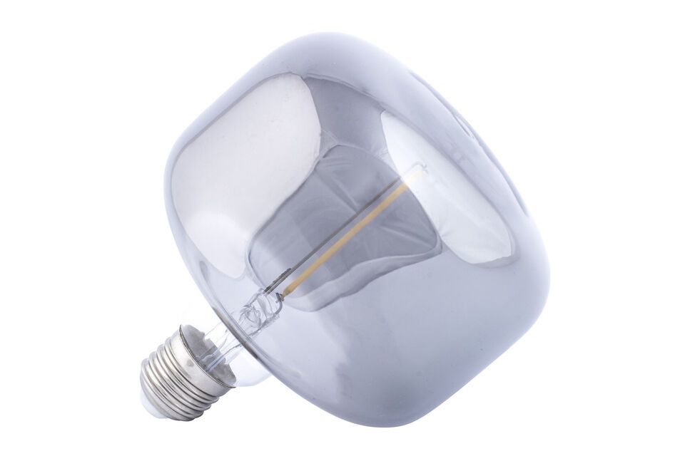 Large E27 LED bulb in dark glass Hazy Zuiver