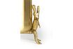 Miniature Large gold-plated recycled aluminum planter Crocodiles 8