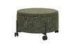 Miniature Large green Contain fabric pouffe 1