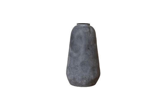 Large grey fiberglass pot Soignies Clipped