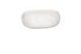 Miniature Large Pebble white clay outdoor stool Clipped