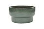 Miniature Large Terra green ceramic planter Clipped