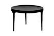 Miniature Large Trip black aluminum coffee table 1