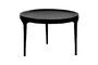 Miniature Large Trip black aluminum coffee table Clipped