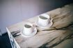 Miniature Large white porcelain cup and saucer Porcelino White 6