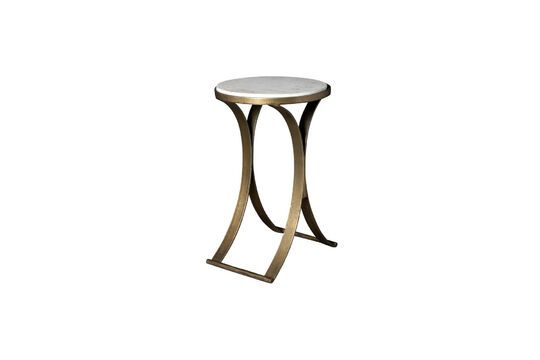 Larissa white marble side table Clipped