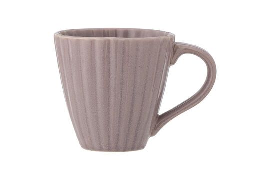 Latina pink stoneware mug Clipped