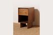 Miniature Leeds dark wood bedside table 3