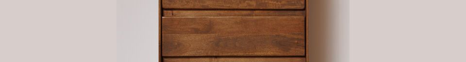 Material Details Leeds dark wood chest of drawers