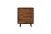 Miniature Leeds dark wood chest of drawers 4