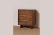 Miniature Leeds dark wood chest of drawers 2