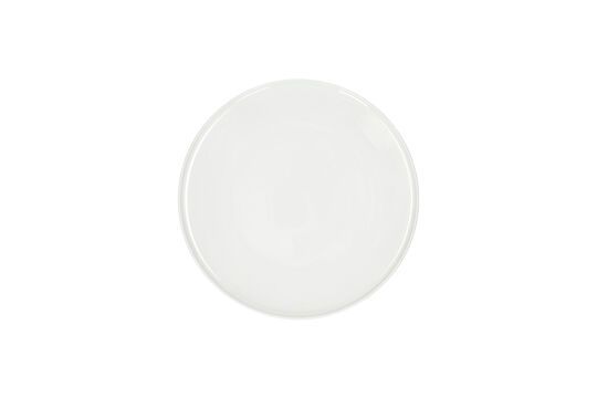 Leggero white porcelain dinner plate Clipped