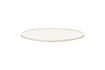 Miniature Leggero white porcelain dinner plate 1