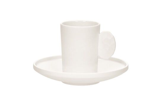 Leggero white porcelain mug Clipped