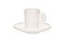 Miniature Leggero white porcelain mug Clipped