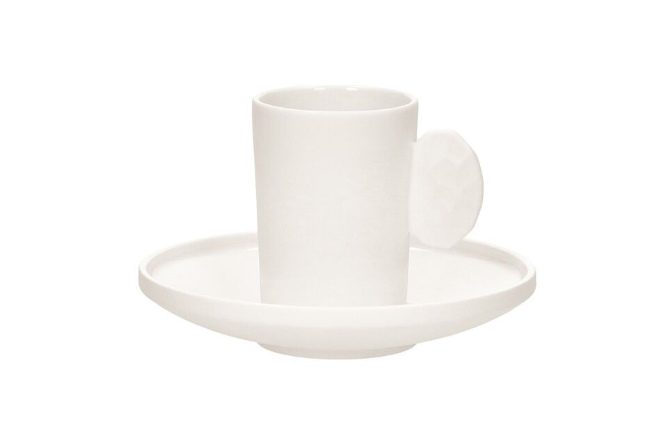 Leggero white porcelain mug Pomax