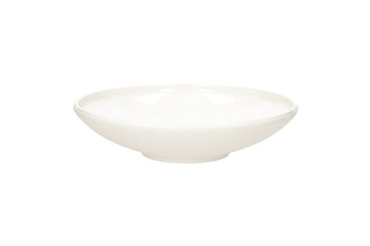 Leggero white porcelain soup bowl Clipped