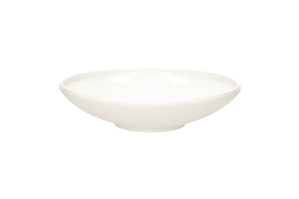 Leggero white porcelain soup bowl Pomax