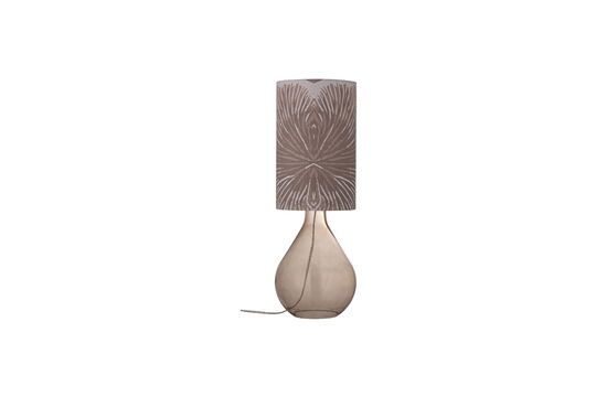 Leni brown glass table lamp Clipped