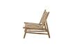 Miniature Lennox natural teak lounge chair 6