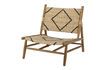 Miniature Lennox natural teak lounge chair 1