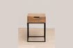 Miniature Liam dark wood bedside table 2