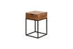 Miniature Liam dark wood bedside table 1