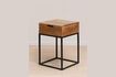 Miniature Liam dark wood bedside table 3