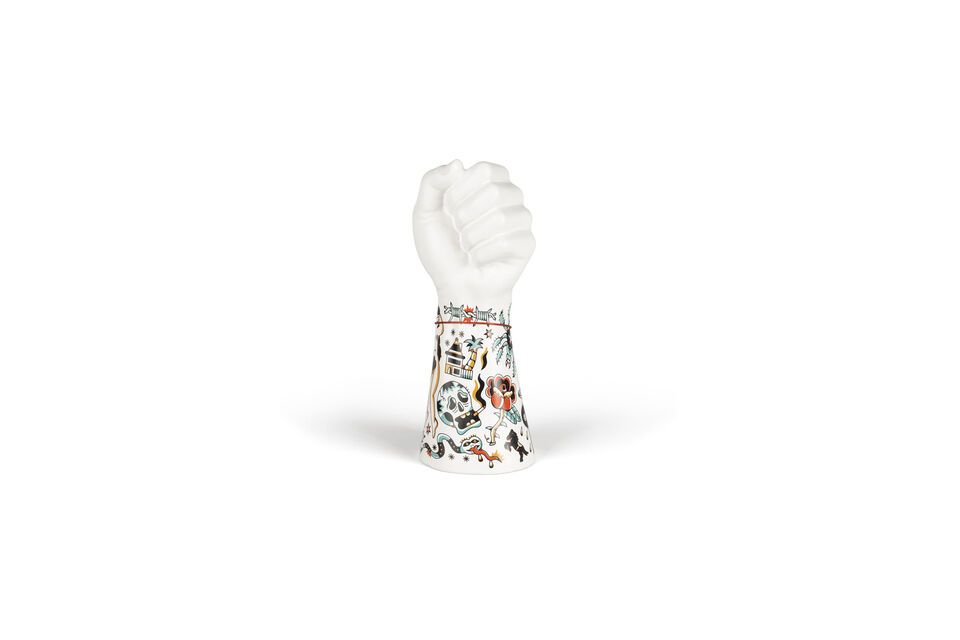 Liberty multicolor ceramic vase - 4