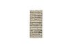 Miniature Light and black jute rug 200x90 cm Sima 1