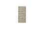 Miniature Light and black jute rug 200x90 cm Sima Clipped