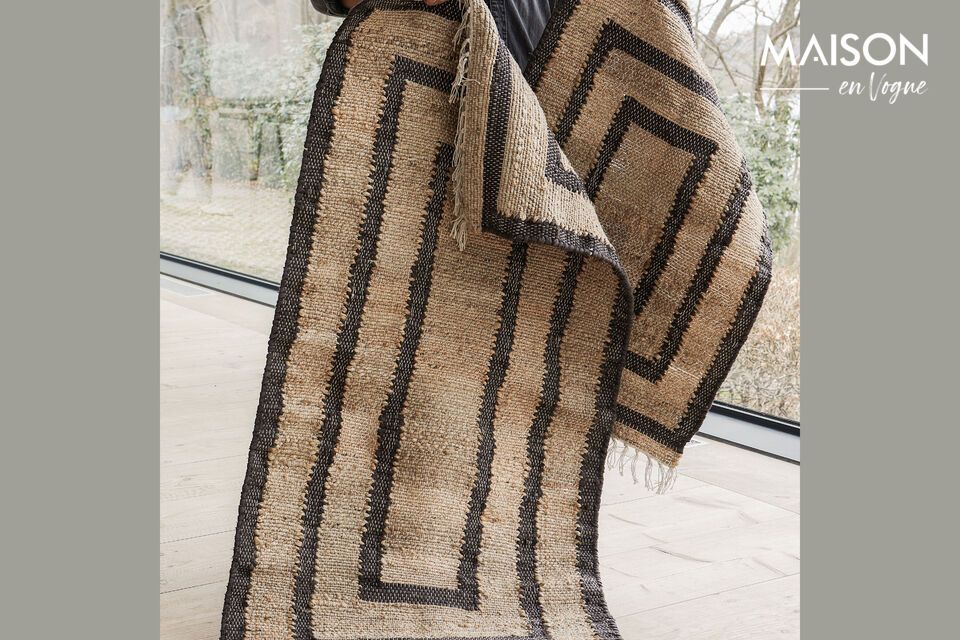 Made from jute and cotton fibers