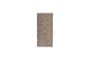 Miniature Light and dark natural fiber carpet 200x90 cm Chen Clipped