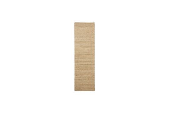 Light-colored natural fiber carpet 300x90 cm Hempi Clipped