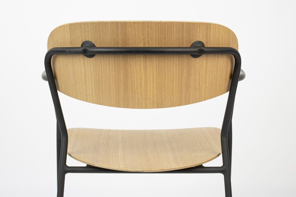 Light-coloured wooden chair Jolien - 10