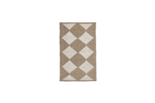 Light jute carpet 90x60 cm Dry Clipped