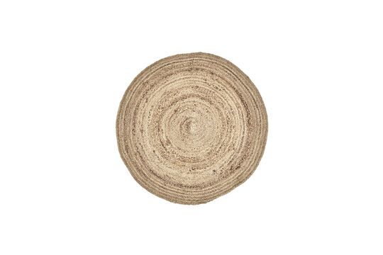 Light jute rug 90 cm Rugy Clipped