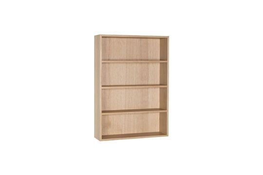 Light oak veneer shelf Cubbie Clipped