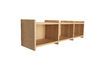 Miniature Light oak veneer shelf Focal 4